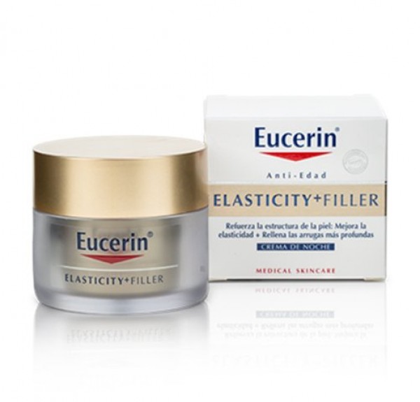 ELASTICITY+FILLER Crema de Noche, 50 ml. - Eucerin