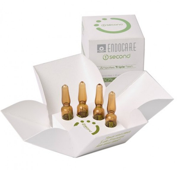 Endocare  Essential 1 Second Ampollas Triple Flash, 4 ampollas - Cantabria Labs