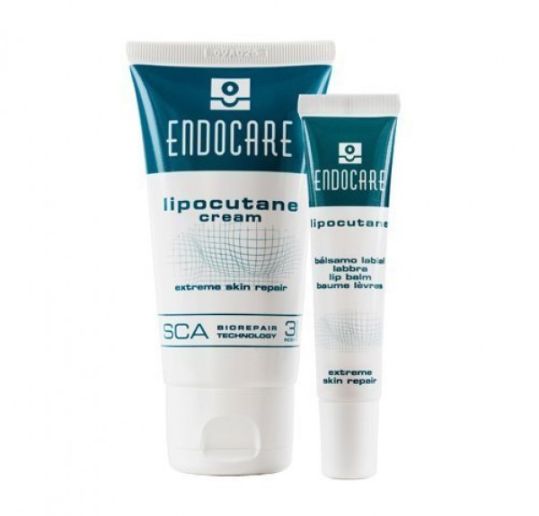 Endocare Lipocutane Duo Crema, 50 ml. y Bálsamo Labial Lip Balm, 10 ml. - Cantabria Labs