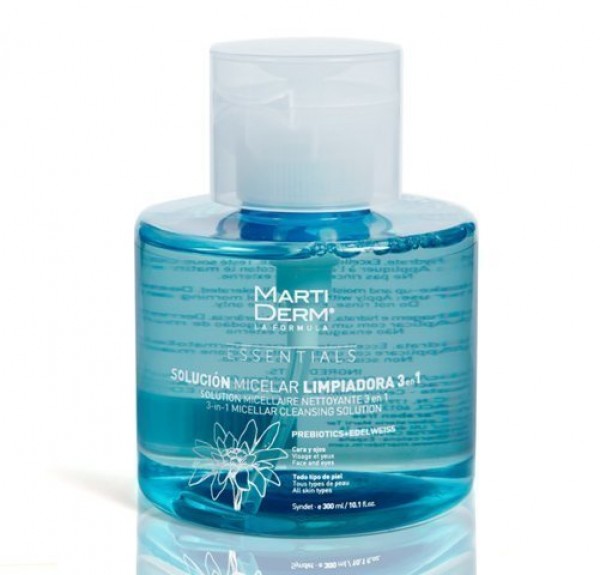 Essentials Solucion Micelar Limpiadora 3 en 1, 300 ml.- Martiderm