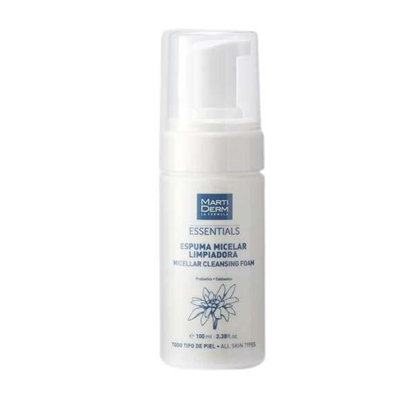 Essentials Espuma Micelar Limpiadora, 100 ml. - Martiderm