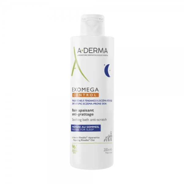 Exomega Control Baño Calmante Antipicor, 200 ml. - A-Derma