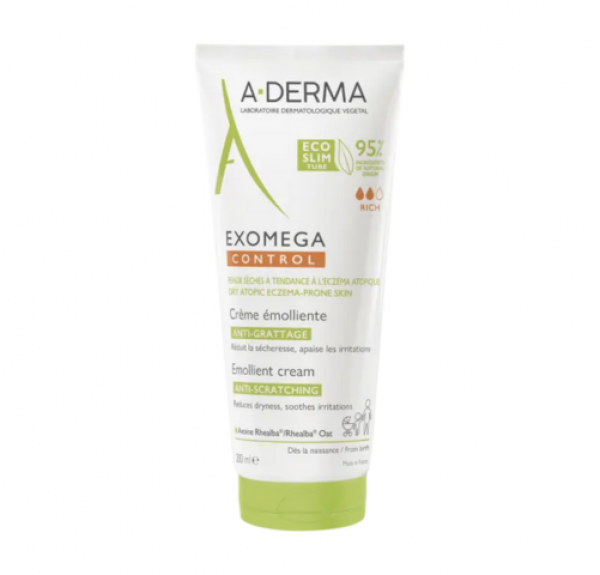 Exomega Control Crema Emoliente Antiirritación, 200 ml. - A-derma
