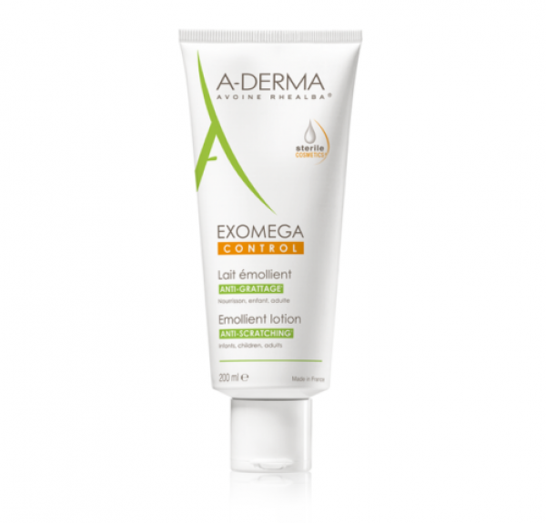 Exomega Control Leche Emoliente Anti-rascado, 200 ml. - A-derma