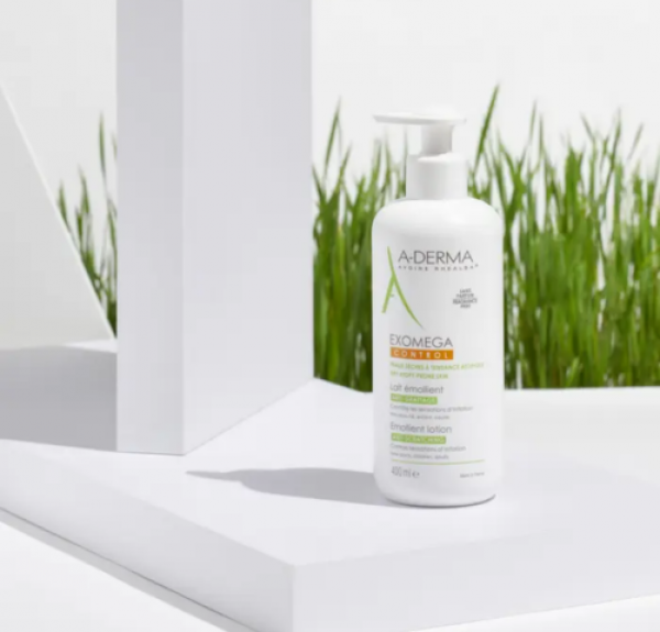 Exomega Control Leche Emoliente Anti-rascado, 400 ml. - A-derma