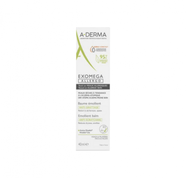 Exomega Allergo Bálsamo Emoliente, 40 ml. - A-Derma