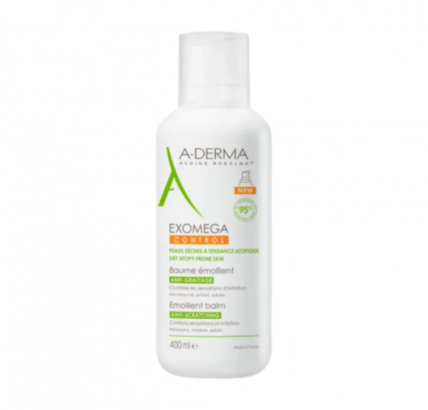 Exomega Control Bálsamo Emoliente Anti-rascado, 400 ml. - A-derma