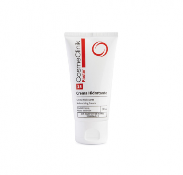 Faster 15 Crema Hidratante, 50 ml. - Cosmeclinik