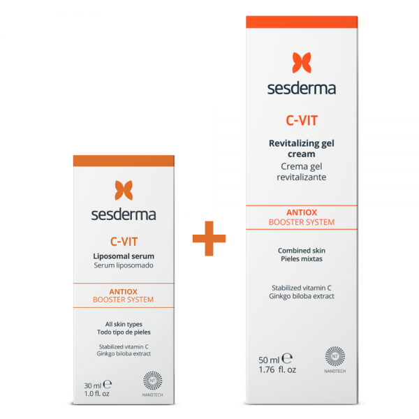 Pack C-VIT Liposomal Serum, 30 ml. + C-VIT Crema-Gel, 50 ml. - Sesderma