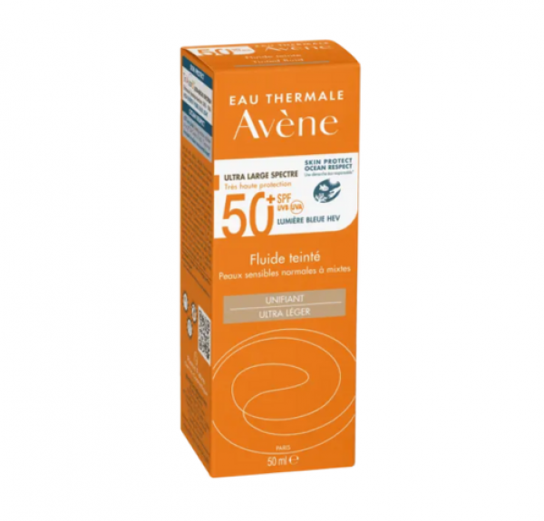 Fluido SPF50+ Con Color, 50 ml. - Avene