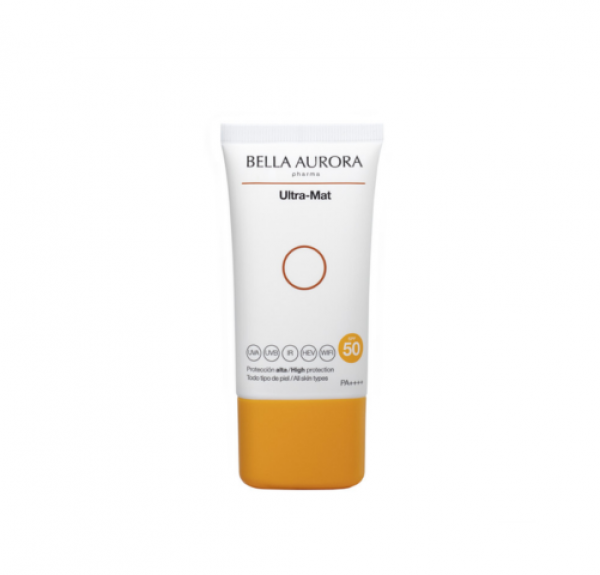 Fotoprotector Anti-manchas Ultra-Mat SPF50+, 50 ml. - Bella Aurora Labs
