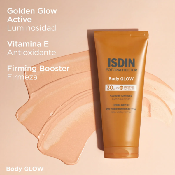 Fotoprotector Body Glow SPF 30, 200 ml. - Isdin