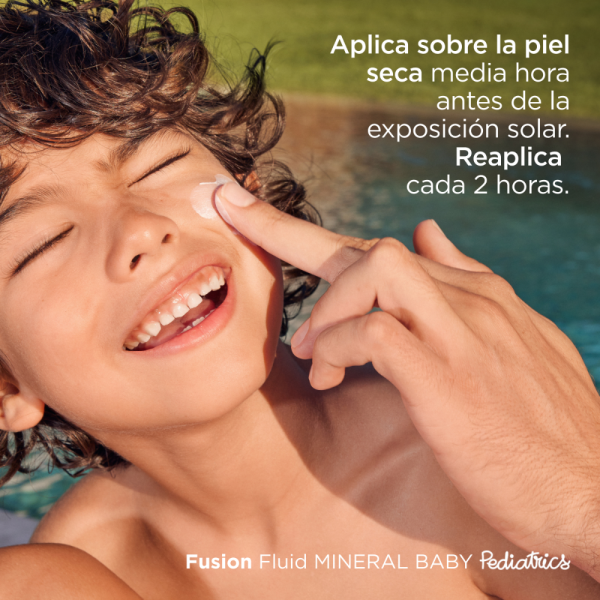 Fotoprotector Fusión Fluid Mineral Baby Pediatrics SPF 50, 50 ml. - Isdin