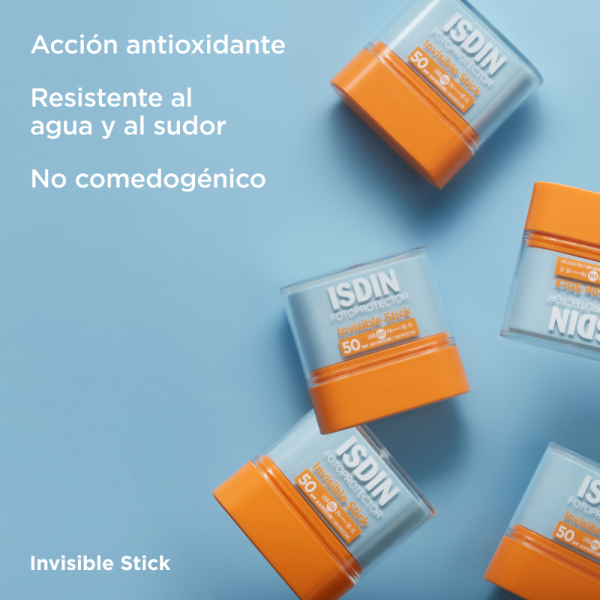 Fotoprotector Invisible Stick SPF 50, 10 g. - Isdin