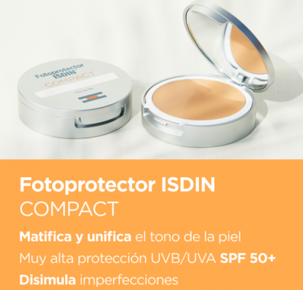 Fotoprotector Compact Arena SPF50+, 10 g.- Isdin