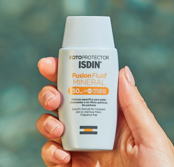 Fotoprotector Fusion Fluid Mineral SPF 50, 50ml. - Isdin