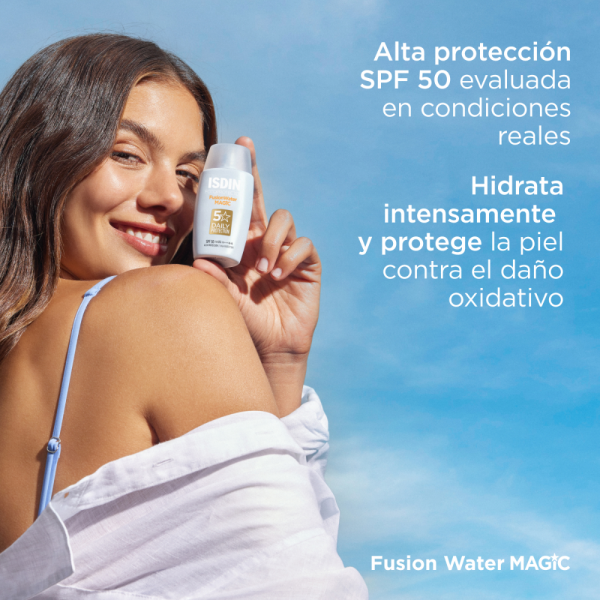 Fotoprotector Fusion Water MAGIC SPF 50, 50 ml. - Isdin