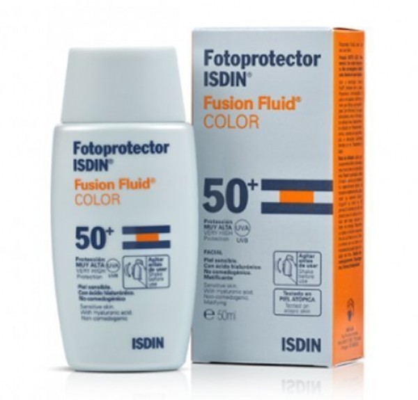 Fusion Fluid Color SPF 50+,  50 ml. - Isdin