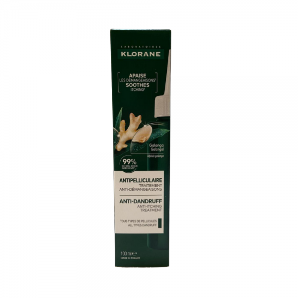 Galanga Loción Capilar Tratamiento Anticaspa-Antipicor, 100 ml. - Klorane 