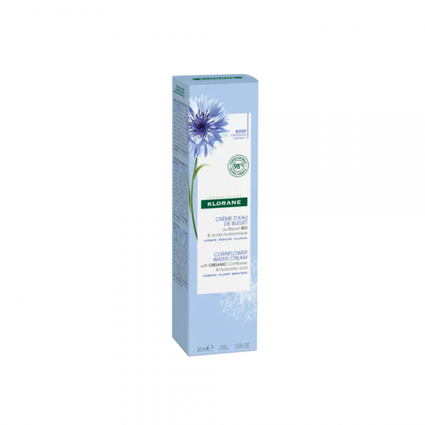 Gel-Crema al Agua de Aciano BIO y Ácido Hialurónico, 30ml. - Klorane