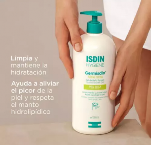 Germisdin Aloe Vera Gel de Baño, 1000 ml. - Isdin 