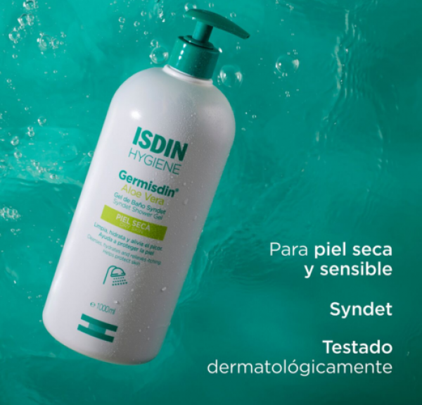 Germisdin Aloe Vera Gel de Baño, 500 ml. - Isdin