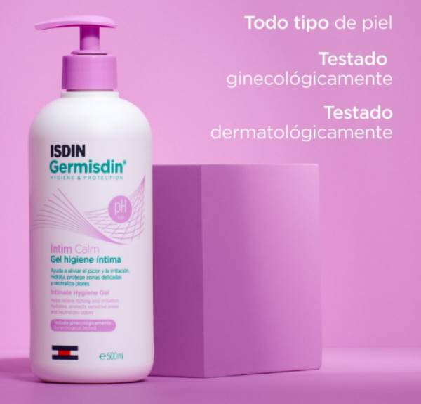 Germisdin Intim Calm Gel Higiene Íntima, 500 ml. - Isdin
