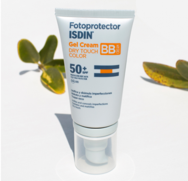 Fotoprotector Gel Cream Dry Touch Color  SPF 50+, 50 ml.- Isdin