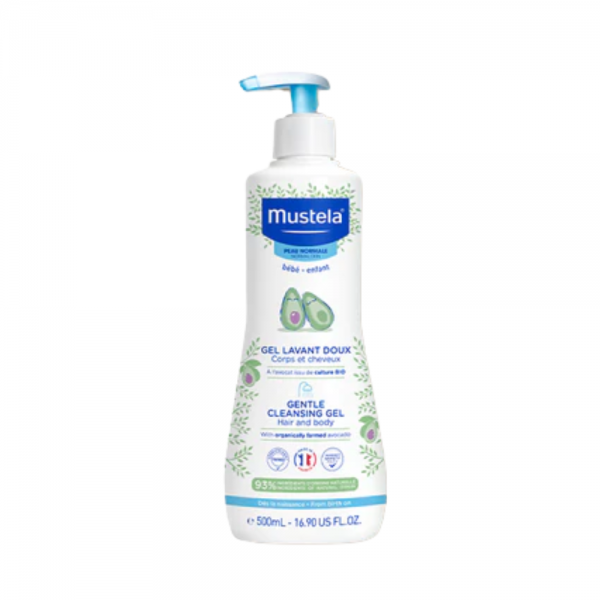 Gel de Baño Suave con Aguacate Bio, 500 ml. - Mustela