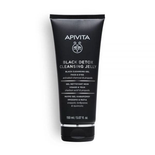 Gel Limpiador Negro Rostro y Ojos, 150 ml. - Apivita
