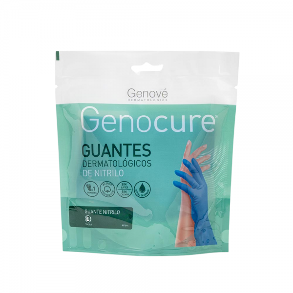 Genocure® Guantes Dermatológicos Nitrilo Talla L. - Genové