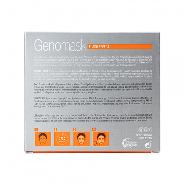 Genomask® Mascarilla con Vitamina C, 6 x 8 ml. - Genové