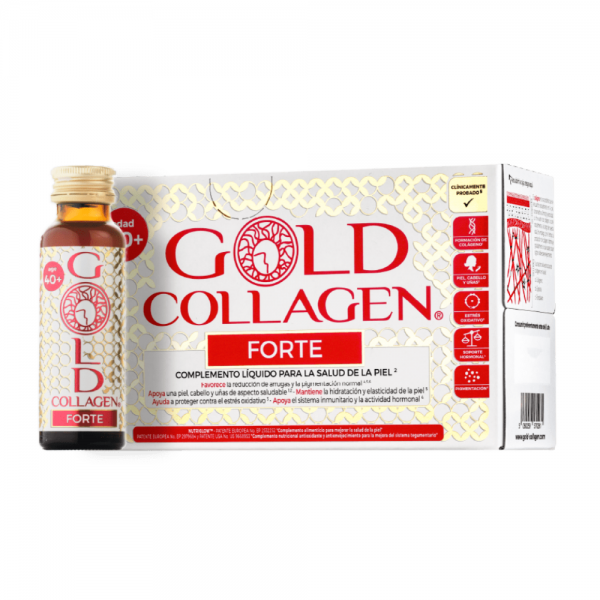 Gold Collagen Forte 10 frascos x 50 ml. - Areafar