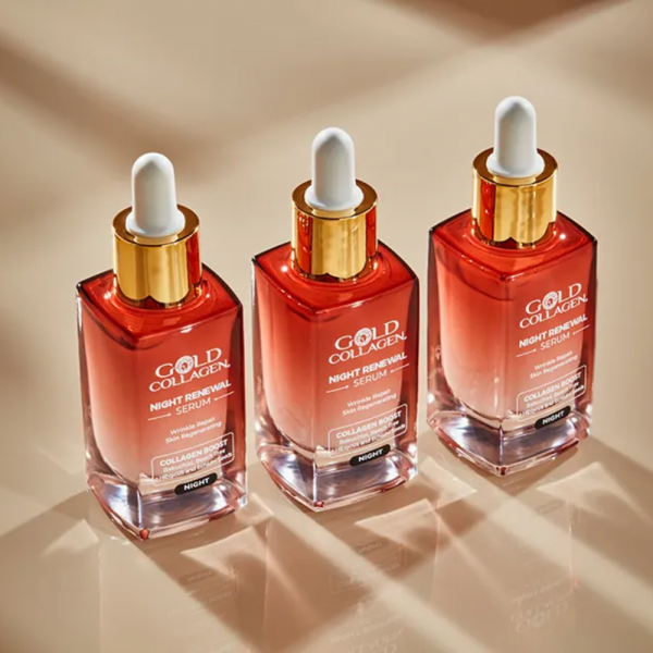 Gold Collagen Night Renewal Sérum, 30 ml. - Areafar