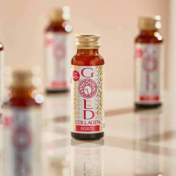 Gold Collagen Forte 10 frascos x 50 ml. - Areafar
