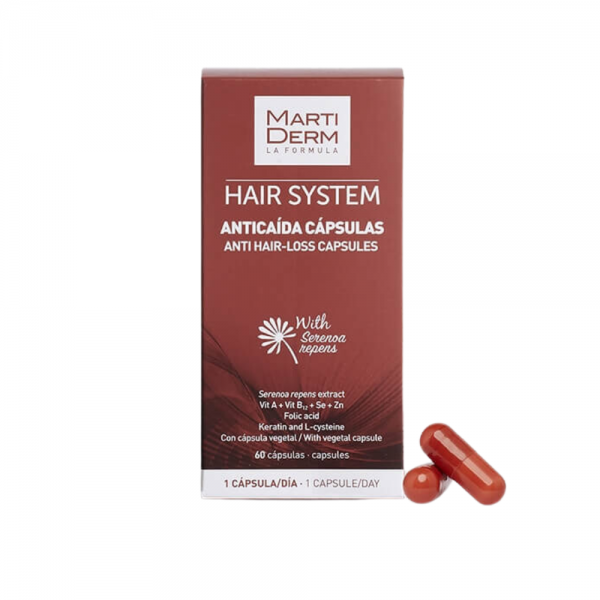 Hair System Cápsulas Anticaída, 60 ud. - Martiderm