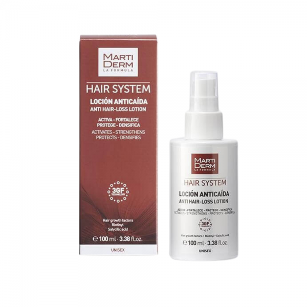 Hair System Loción Anticaída, 100 ml. - Martiderm