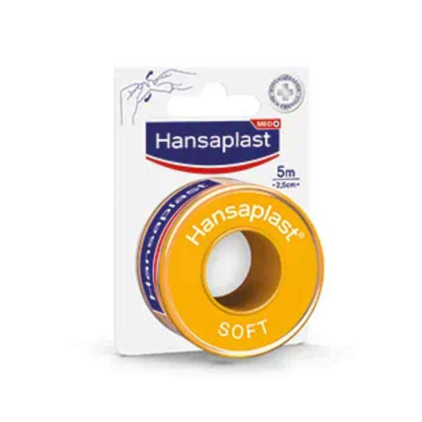 Hansaplast Esparadrapo Soft  5 m x 2.5 cm. - Eucerin