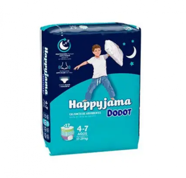 Pañal Infantil Niño Happyjama T7 17-29 kg, 17 ud. - Samforlab
