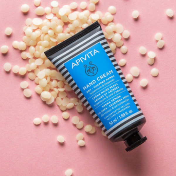 Hand Care Crema de Manos Secas y Agrietadas con Textura Enriquecida a la Cera de Abeja, 50 ml. - Apivita