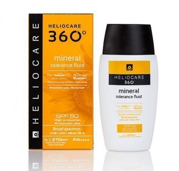 Heliocare 360º Mineral Tolerance Fluid SPF50 Protector Solar, 50 ml. - Cantabria Labs