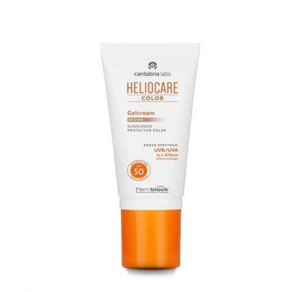 Heliocare SPF 50 Gelcream Color Brown, 50 ml. - Cantabria Labs
