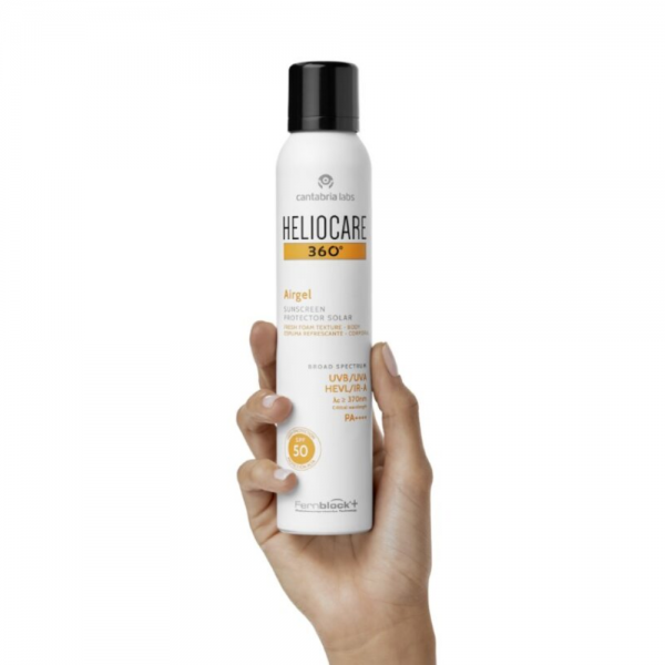 Heliocare 360° Airgel Corporal SPF 50, 200 ml. - Cantabria Labs