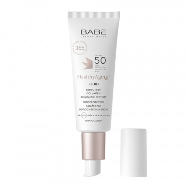 Healthy Aging+ Fluid SPF 50, 40 ml. - BABE