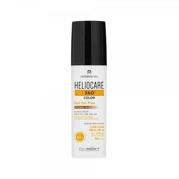 Heliocare 360° Gel Oil-Free  Bronze Intense SPF 50+, 50 ml. - Cantabria Labs