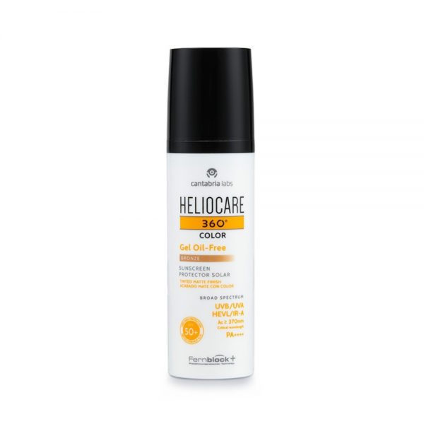 Heliocare 360° Gel Oil-Free Bronze SPF 50+, 50 ml. - Cantabria Labs