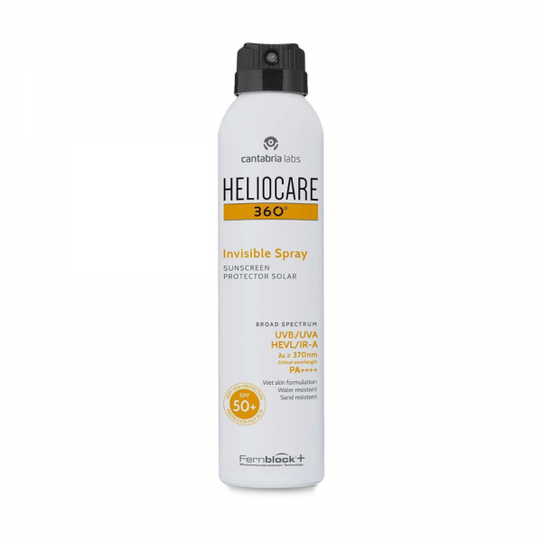 Heliocare 360° Invisible Spray SPF 50+, 200 ml. - Cantabria Labs