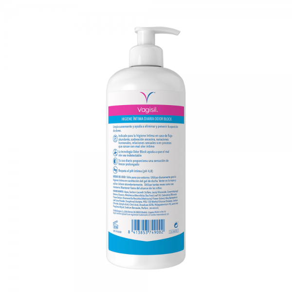 Higiene Íntima Diaria Odor Block, 24 h. 500 ml. - Vagisil