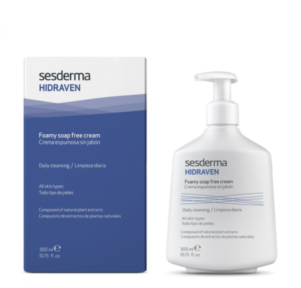 Hidraven Crema Espumsa Sin Jabón, 300 ml. - Sesderma