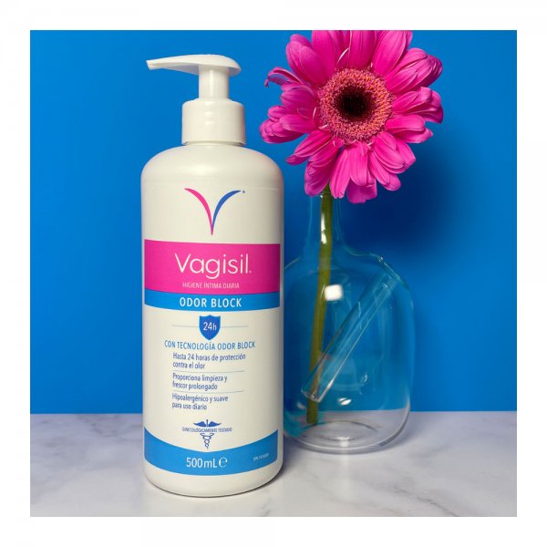 Higiene Íntima Diaria Odor Block, 24 h. 500 ml. - Vagisil